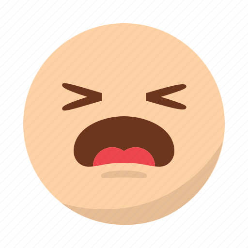Cry, emoji, emoticon, face, sad, scream icon - Download on Iconfinder