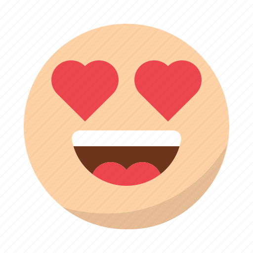 Emoji, emoticon, face, happy, love, smile icon - Download on Iconfinder