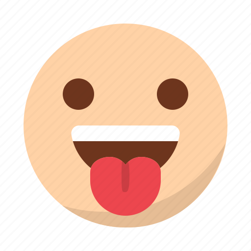 Emoji, emoticon, face, happy, smile, tongue icon - Download on Iconfinder