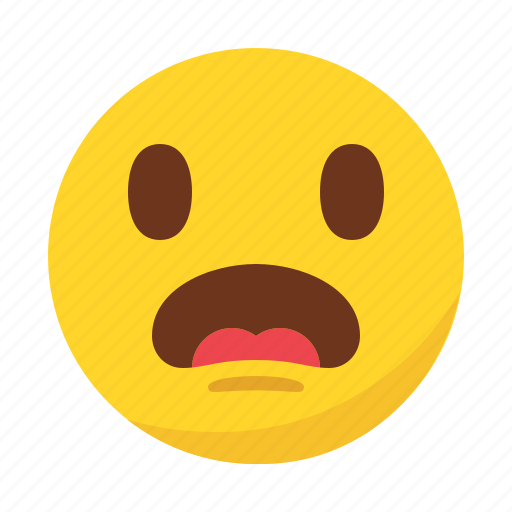 Emoji, emoticon, sad, surprised, upset icon - Download on Iconfinder