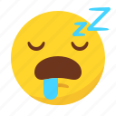 emoji, emoticon, sleep, sleeping, tired