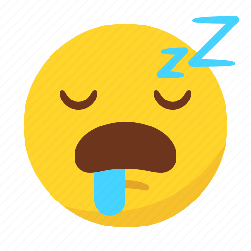 Emoji, emoticon, sleep, sleeping, tired icon - Download on Iconfinder