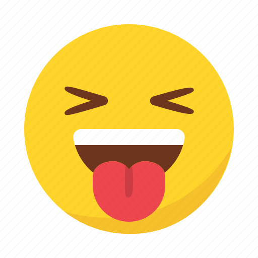 Emoji, emoticon, happy, smile, tongue icon - Download on Iconfinder