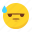angry, bored, disappointed, emoji, emoticon 
