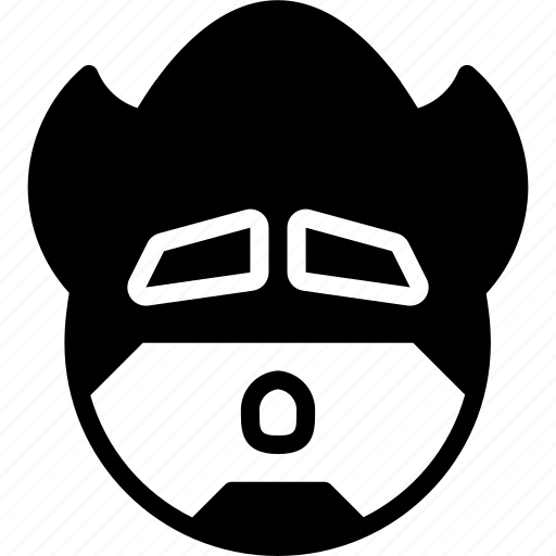 Batman, emojis, emotion, face, oh, smiley icon - Download on Iconfinder