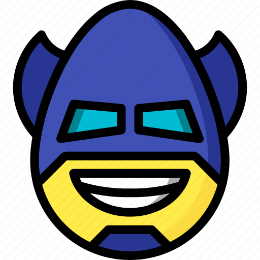 Batman, emojis, emotion, face, happy, smiley icon - Download on Iconfinder