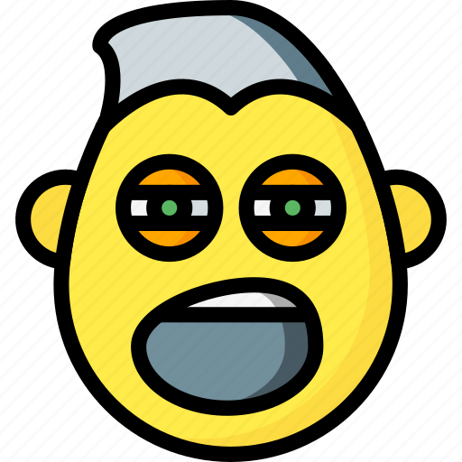 Emojis, emotion, face, guy, shout, smiley icon - Download on Iconfinder