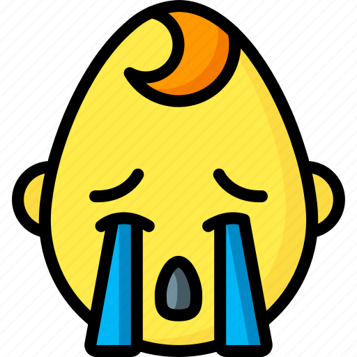 Baby, boy, cry, emojis, emotion, face, smiley icon - Download on Iconfinder