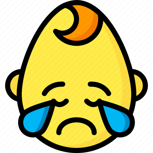 Baby, boy, cry, emojis, emotion, face, smiley icon - Download on Iconfinder