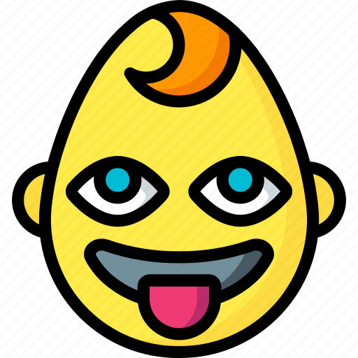 Baby, boy, emojis, emotion, face, smiley, tongue icon - Download on Iconfinder