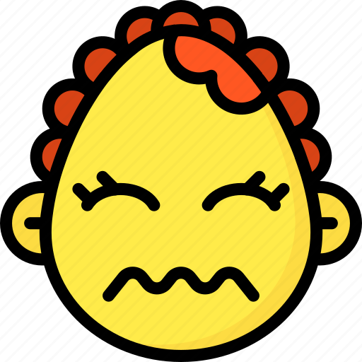 Baby, emojis, emotion, face, girl, sick, smiley icon - Download on Iconfinder