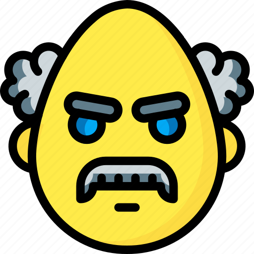 Angry, emojis, emotion, face, professor, smiley icon - Download on Iconfinder