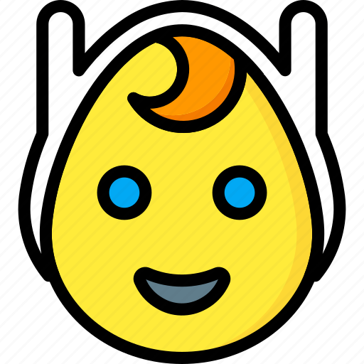 Emojis, emotion, face, finn, human, smiley, the icon - Download on Iconfinder