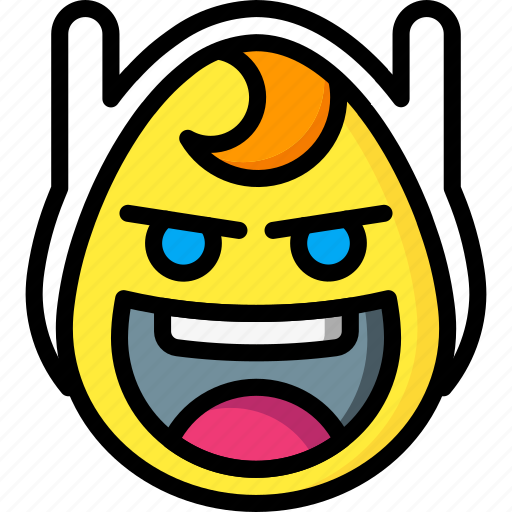 Crazy, emojis, emotion, face, finn, smiley icon - Download on Iconfinder