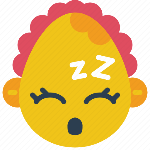 Baby, emojis, emotion, girl, sleep, smiley, tired icon - Download on Iconfinder