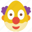 clown, emojis, emotion, scary, smiley 