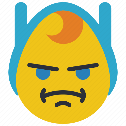Adventure, angry, emojis, emotion, finn, smiley, time icon - Download on Iconfinder