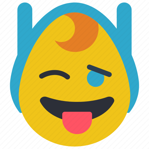 Adventure, emojis, emotion, finn, time, tongue, wink icon - Download on Iconfinder