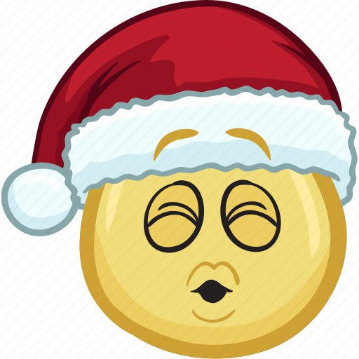 Cartoon, christmas, emoji, hat, holiday, santa icon - Download on Iconfinder