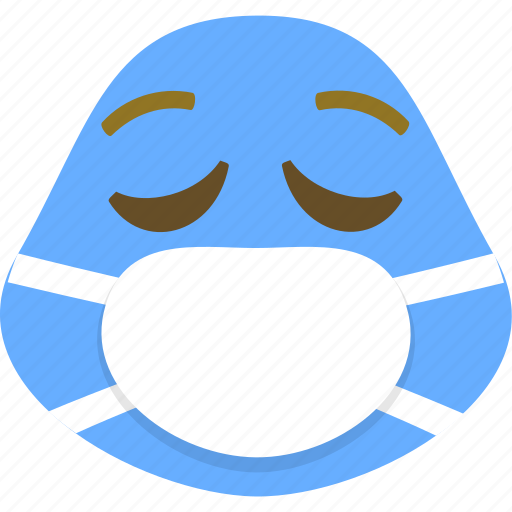 Emoji, emoticon, mask emo, sick icon - Download on Iconfinder
