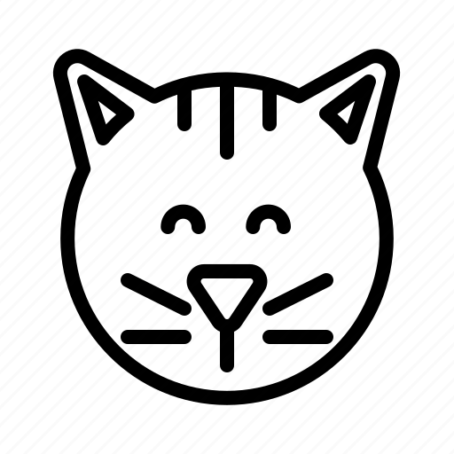 Cat, emoji, emoticon, expression, happy, smiley icon - Download on Iconfinder