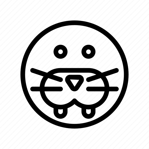 Emoji, emoticon, expression, focus, seal, smiley icon - Download on Iconfinder