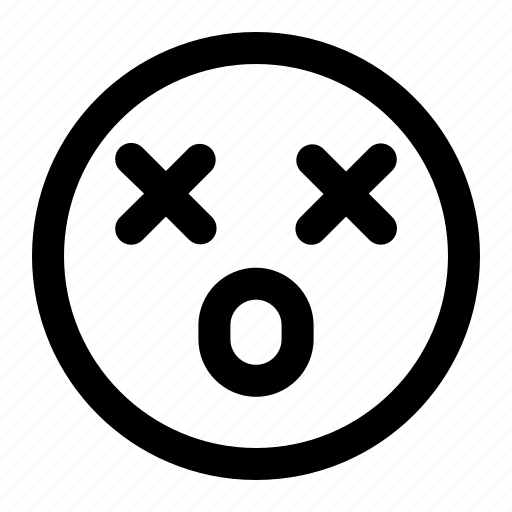 Dizzy, emoji, emoticon, expression icon - Download on Iconfinder