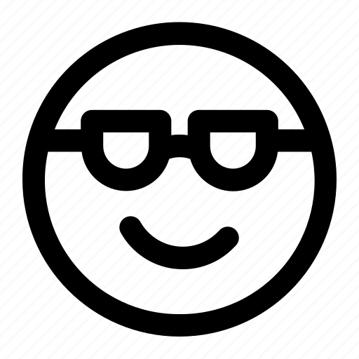 Nerd, emoji, emoticon, expression icon - Download on Iconfinder