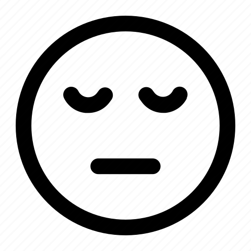 Pensive, emoji, emoticon, expression, sad icon - Download on Iconfinder