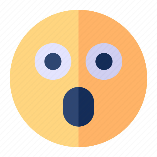 Astonished, emoji, emoticon, expression icon - Download on Iconfinder