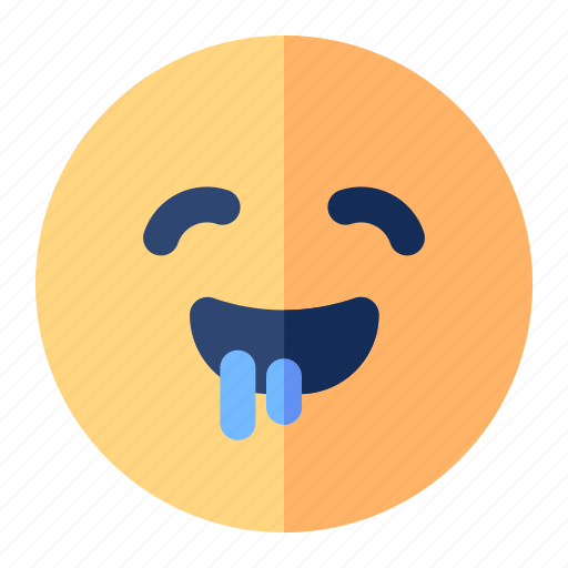 Drooling, emoji, emoticon, expression icon - Download on Iconfinder