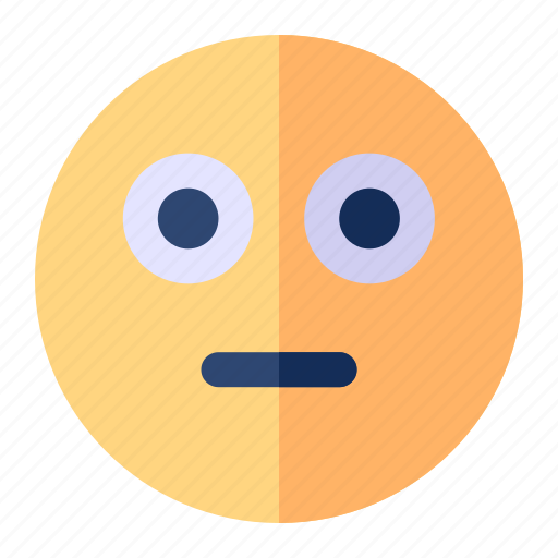 Flushed, emoji, emoticon, expression, surprise icon - Download on Iconfinder