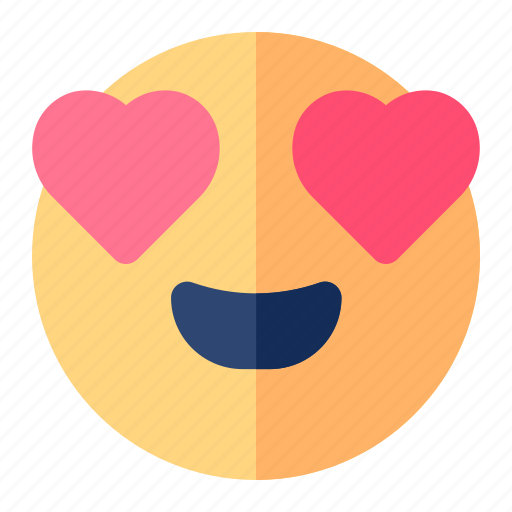 Emoji, emoticon, expression, in love, heart icon - Download on Iconfinder