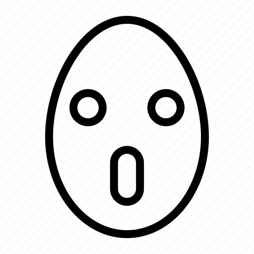 Surprised, emoji, smileys, feeling, expression, emoticon, face icon - Download on Iconfinder