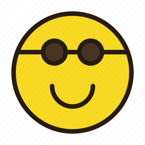 Cool, emoji, emoticon, fun, glasses icon - Download on Iconfinder