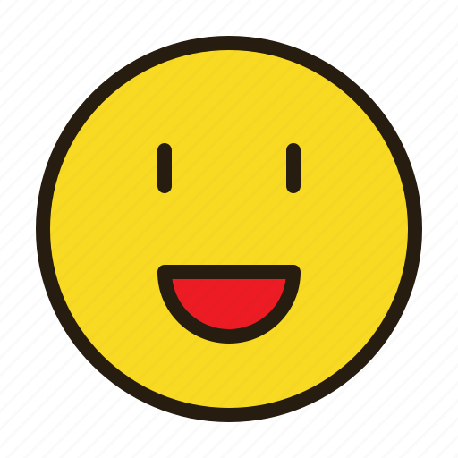 Cute, emoji, expression, funny, laugh icon - Download on Iconfinder