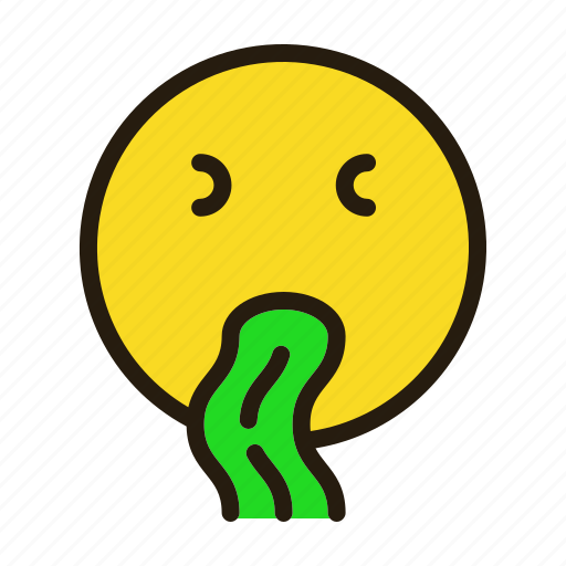Emoji, emotion, expression, vomit, vomiting icon - Download on Iconfinder