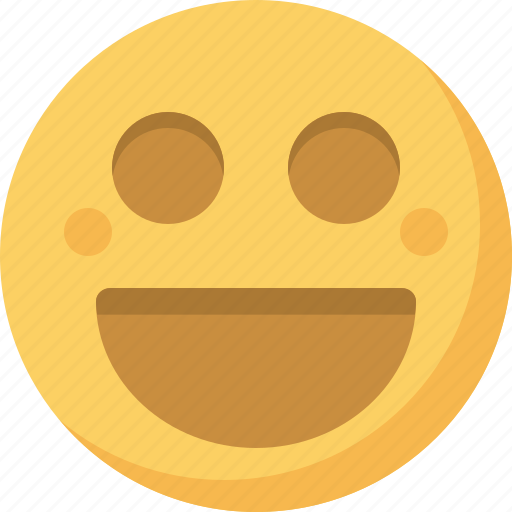 Emoticon, emotion, expression, face, happy, laughing, smiley icon - Download on Iconfinder