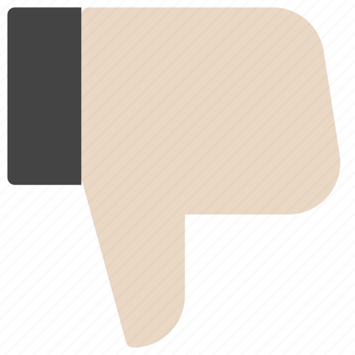 Dislike, emoticons, finger, gesture, smiley, unlike, vote icon - Download on Iconfinder