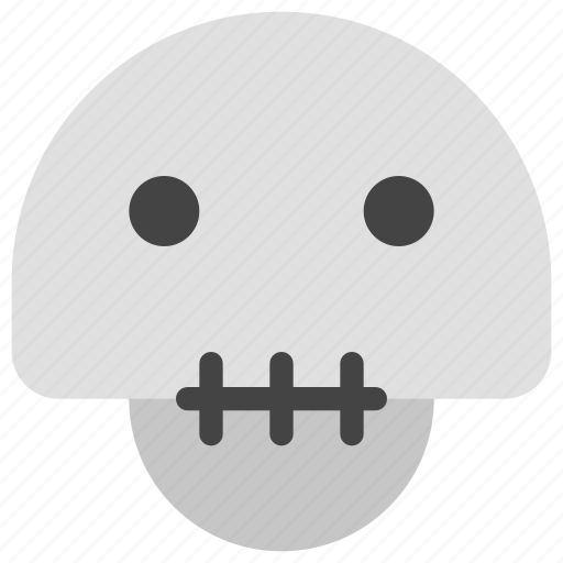 Danger, dead, death, emoticons, skeleton, skull, smiley icon - Download on Iconfinder