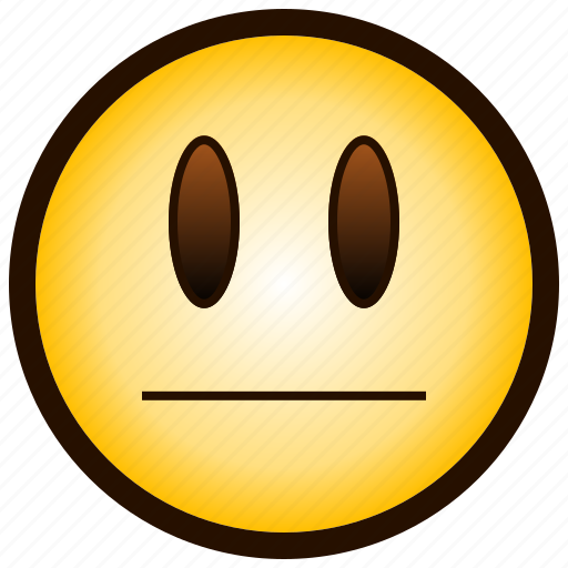 Color, dissatisfaction, emotion, smiley, emoji, :-| icon - Download on Iconfinder