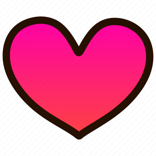Color, emotion, heart, smiley, emoji, love, <3 icon - Download on Iconfinder