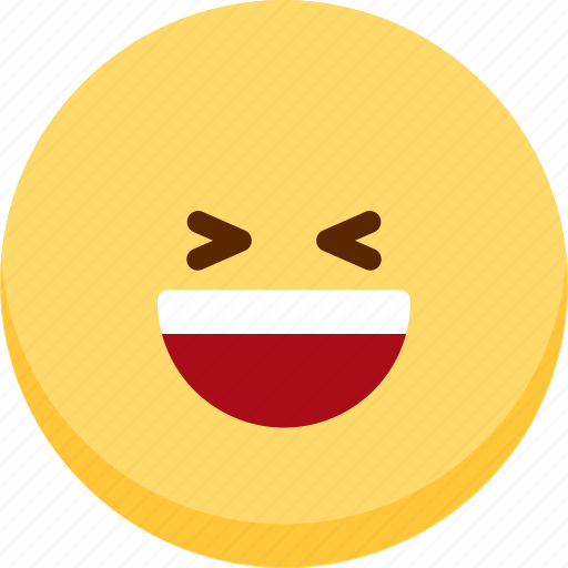 Emoji, emotion, expression, face, feeling, laughing icon - Download on Iconfinder