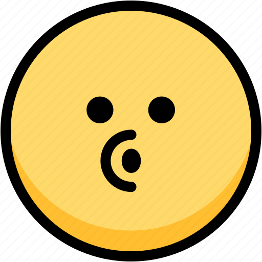Blowing, emoji, emotion, expression, face, feeling icon - Download on Iconfinder