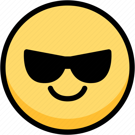 Cool, emoji, emotion, expression, face, feeling icon - Download on Iconfinder