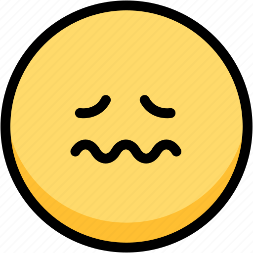 Emoji, emotion, expression, face, feeling, nervous icon - Download on Iconfinder