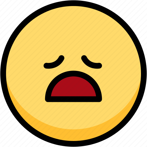 Emoji, emotion, expression, face, feeling, tried icon - Download on Iconfinder
