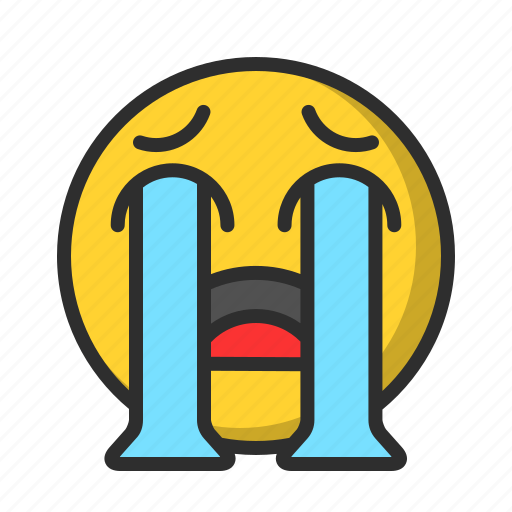 Sadness, cry, emoticons, smileys, emoji icon - Download on Iconfinder