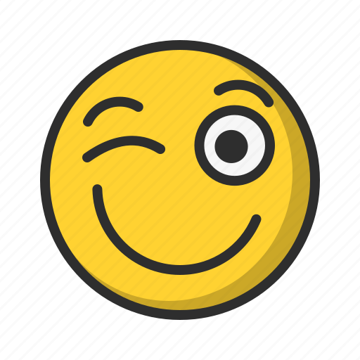 Emoji, face, emoticon, wink, smile icon - Download on Iconfinder