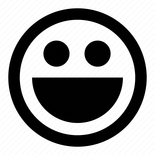 Emoticons, grin, happy, very happy, wide icon - Download on Iconfinder